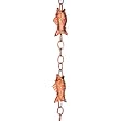 Fish Rain Chain - Copper