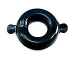 Fresh Play Fun Bondage Cock Ring Elastomer Small Smoke/Black