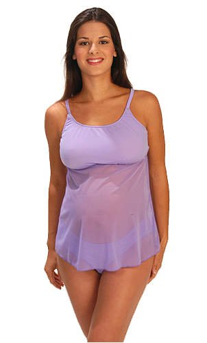 Prego tankini with mesh skirt - maternity - XS, S & XL