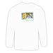 Long Sleeve T-shirt with snapshot, map, whitewater