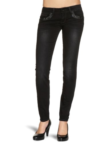 Liu Jo Damen Jeans W61211 D0136, Gr. 26, Schwarz (Den.nero hectic wash 87026) Preisvergleich