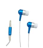 Professional Cable Replacement stereo headset with Mic / headphones Blue SnowFire Shredphones for iPhone / iPod