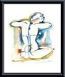 Art Poster Metal Framed Print - Le Bustier - Artist: Alfred A. Gockel- Poster Size: 9 X 9
