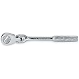 SK 40972 1/4-Inch Drive 6-1/4-Inch Flex Head Ratchet