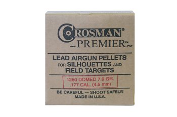 Crosman Premier Light .177 Cal, 7.9 Grains, Domed, 1250/Box