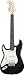 Squier by Fender Standard Stratocaster Left-Handed Electric Guitar, Black Metallic Rosewood Fretboar