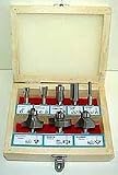 8 Pcs Carbide Router Bit Set