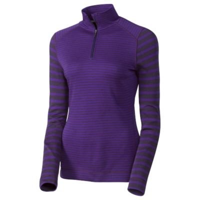 Smart Wool Womens Midweight Pattern Zip T