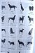 Dog Shower Curtain Vinyl Bath Decor