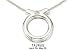 14K White Gold Diamond Taurus Pendant w/Chain: 14k white gold Taurs