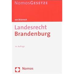 Landesrecht Brandenburg. Stand: 15. November 2004