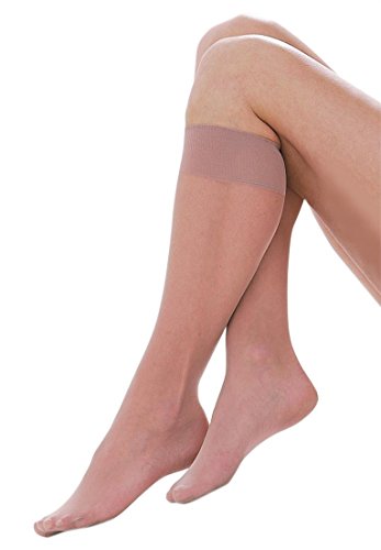 Comfort Choice Women's Plus Size 3-Pack Support Knee-Hi's