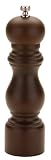 MIU 8-Inch Walnut Finish Wood Peppermill with Stainless-Steel Gear