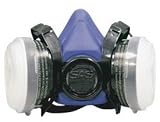 SAS Safety 8661-92 Bandit Halfmask Respirator with Organic Vapor Cartridge/N95 Filter Assembly - Medium