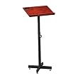 Veneer Radius Speaker Stand Lectern
