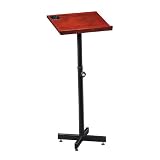 Veneer Radius Speaker Stand Lectern