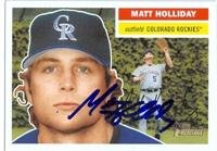 Buy Matt Holliday autographed Baseball Card (Colorado Rockies) by No manufacturer
