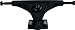 Slant Inverted 180mm Mid Flat Black Skateboard Trucks - 9.0 Axle (Set of 2)