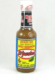 El Yucateco Extra Hot Habanero Sauce, 4 oz.