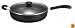 T-fal A9108274 Specialty Nonstick 5-Quart Jumbo Cooker with Glass Lid Fry Pan Dishwasher Safe Cookware, Black
