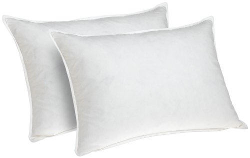 Pike Street 233-Thread Count Quilted Feather/Down Jumbo Pillow, Set of 2