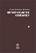 Qu'est-ce qu'un cin�aste?