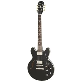 Epiphone ET33EBNH1 ES-339 Semi Hollow-Body Electric Guitar Guitar, Ebony: Musical Instruments