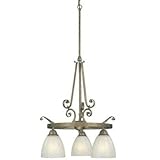 IMAGE OF Thomas Lighting M2037-45 Empress Three-Light 22-Inch W by 26-Inch H Chandelier, Artisan Bronze