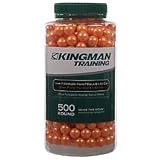 Kingman Training 11mm Paintballs 500 - Rounds - Orange