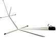 Strathwood Steel Hammock Stand, Silver, Large