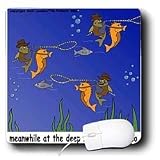 3157mWQNmQL. SL160  Londons Times Fish Fishing Deep Beneath Cartoons   Deep Sea Fishing Rodeo   Mouse Pads