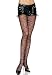  : Sheer Pantyhose with Opaque Woven Spider Web