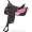 PINK ABETTA CROSSOVER RACER ALL AROUND WESTERN SADDLE, 13 inch