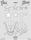 Artool – Patriotica Airbrush Templates by Craig Fraser – White