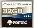 Pretec 32GB Compact Flash Card 333X