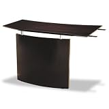 MAYLINE COMPANY Napoli Veneer Series Curved Base Bridge, Right, 48w x 24d, Sierra Cherry