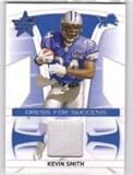 2008 Leaf Rookies and Stars Dress for Success Jerseys #10 Kevin Smith - Detroit Lions (Piece of Authentic Game-Worn Jersey - Serial #d to 250) (Football Cards)