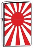 Zippo Flag of Japan High Polish Chrome Lighter, 7962