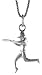 Sterling Silver 3/4 (20mm) Tall Baseball Player Pendant