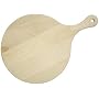 Fackelmann Pizzabrett rund 30cm mit Griff 44cm