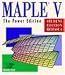 Book Maple V: The Power Edition : Student Edition Release 4
