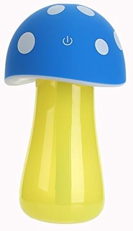 EAWELL 200ml Unique Beautiful Mushroom Mini USB Humidifier Purifier with LED Light for Office Home Car Travel