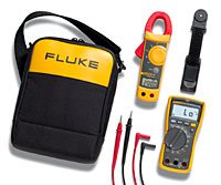 Fluke 117/322 Electricians Multimeter and Clamp Meter Combo Kit