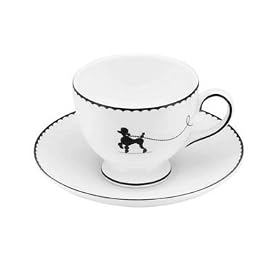 Barbara Barry for Wedgwood Best in Show Poodle Saucer by Barbara Barry