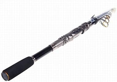 XIAOHM Telespin Rod 1.8M Carbon Fishing Rod /Telecopic Rods / Sea Fishing /Boat Fishing/Carp Fishing Rod
