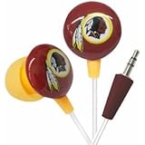 Washington Redskins NFL Team Logo iHip Ear buds (iPod, iPad, iPhone Compatible)