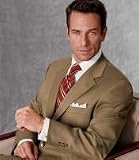 English Tan/Bronz 3 Buttons Men's Italian Super 150's Suits $199