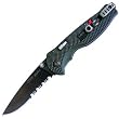 TiNi Flash I w/Zytel Hndl 1/2 Serrated Titanum Nitride Coated Blade - Knives - Pocket/Folder