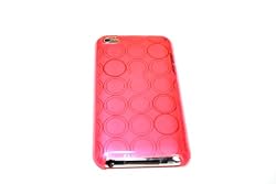 PINK iPod Touch 4th Generation TPU Cover Bag Case Skin Sleeve with Soft Pouch, Dust Plug and Screen Protector(Also Compatible with 2011 iPod Touch)