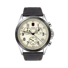 Swiss Army Mens Infantry Chronograph Leather Watch #24083 by Swiss Army